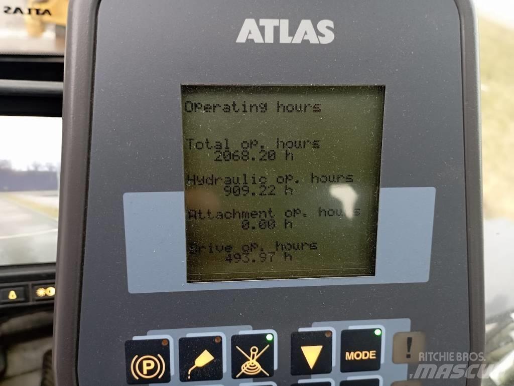 Atlas 160 W Lastik tekerli ekskavatörler