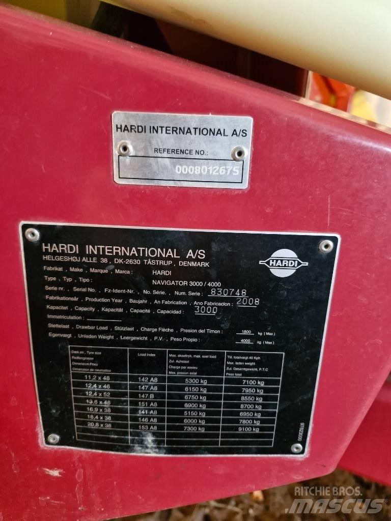 Hardi Navegator 3000 Çekilir pülverizatörler