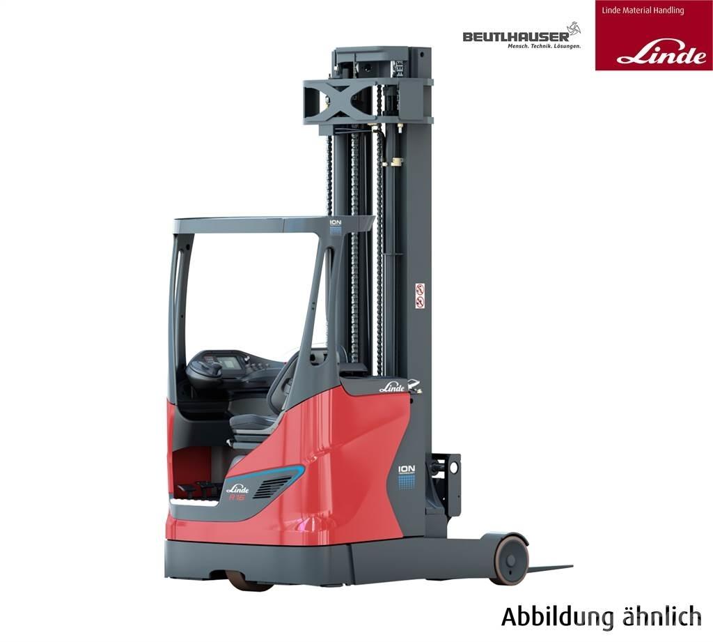 Linde R14B Reach truck - depo içi istif araçları