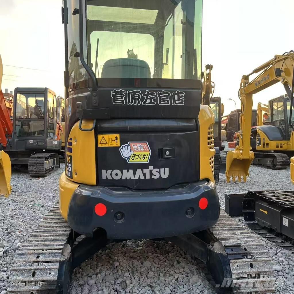 Komatsu PC 35 MR Mini ekskavatörler, 7 tona dek