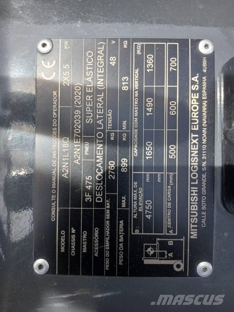 UniCarriers TX 3-18 Elektrikli forkliftler
