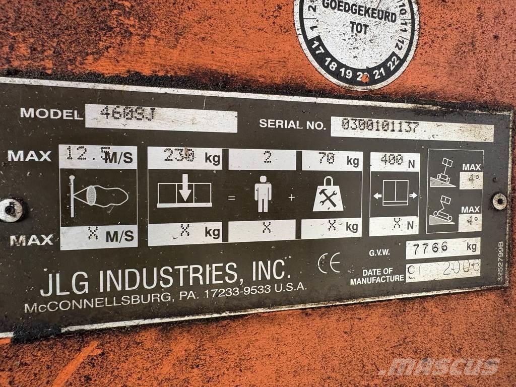 JLG 460sj Teleskopik personel platformları