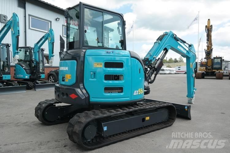 Airman AX55U-7 Mini ekskavatörler, 7 tona dek