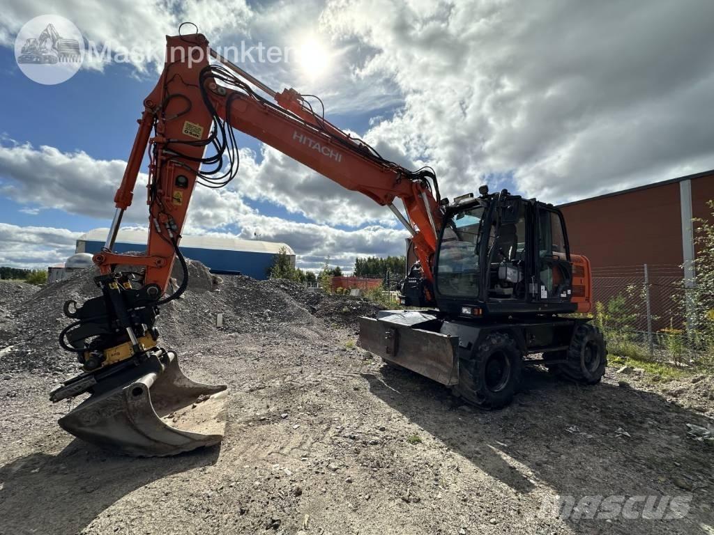 Hitachi ZX 140 W-5B Lastik tekerli ekskavatörler