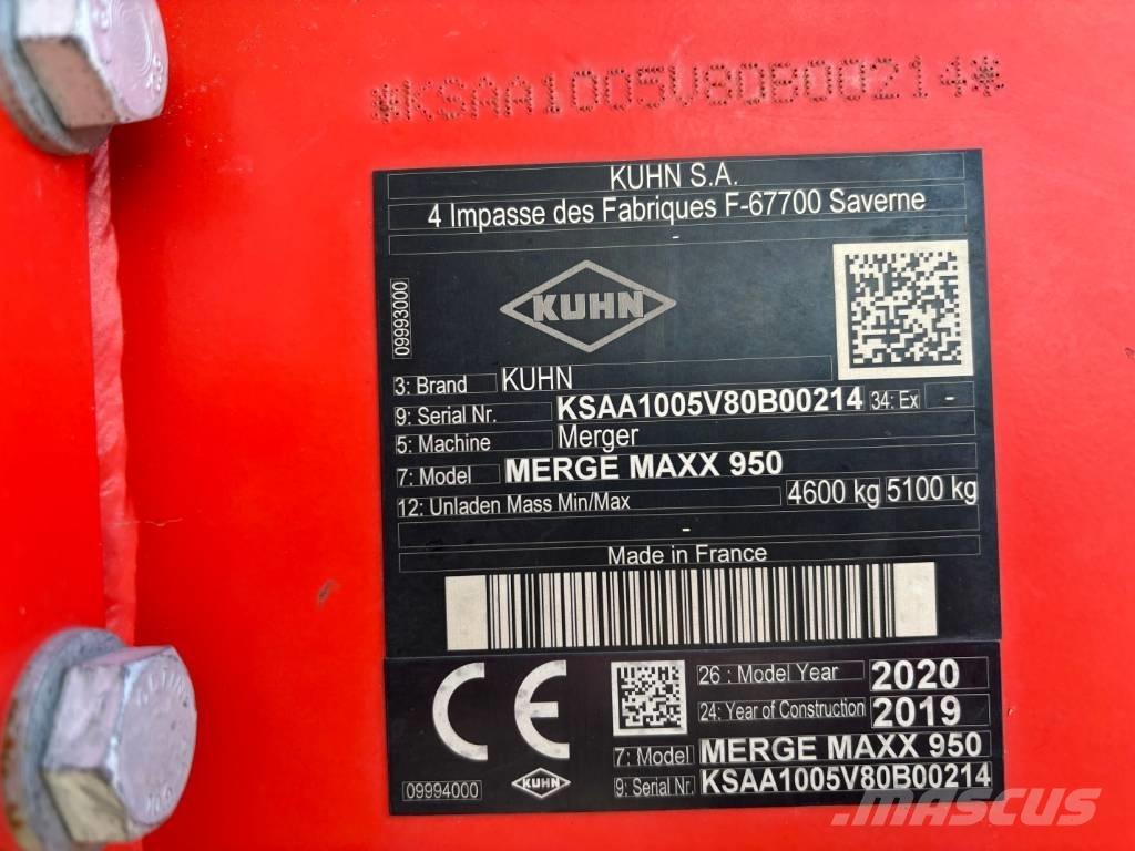 Kuhn Merge Maxx 950 Ot Tirmigi