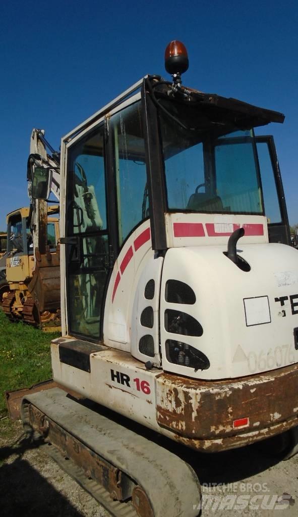 Terex HR 16 Mini ekskavatörler, 7 tona dek