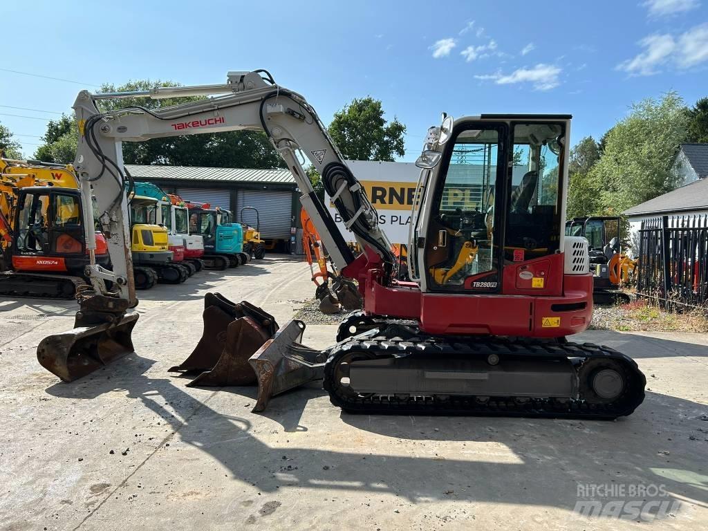 Takeuchi TB 280 FR Midi ekskavatörler 7 - 12 t