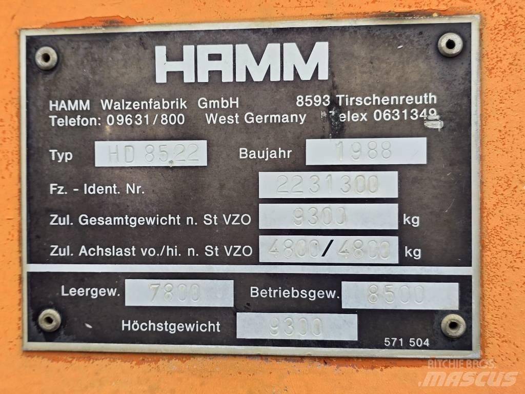 Hamm HD 8522 Çift tamburlu silindirler