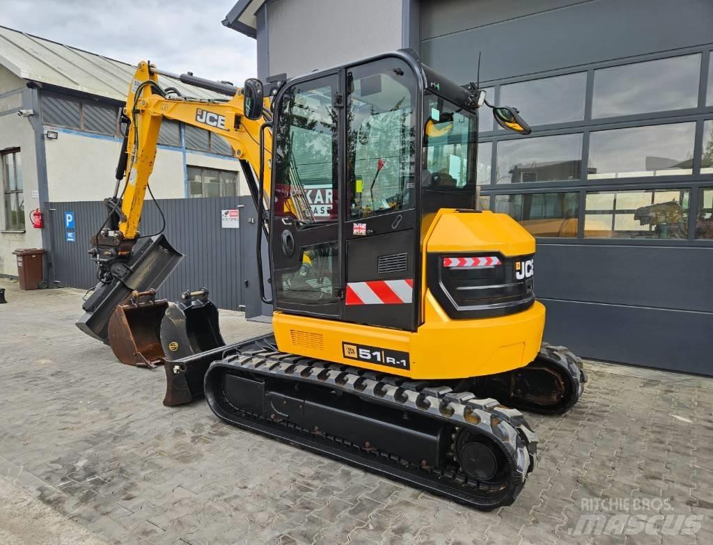 JCB 51 R-1 Mini ekskavatörler, 7 tona dek