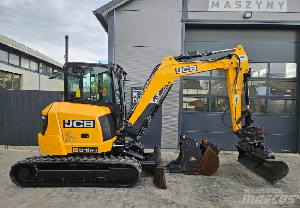 JCB 51 R-1 Mini ekskavatörler, 7 tona dek