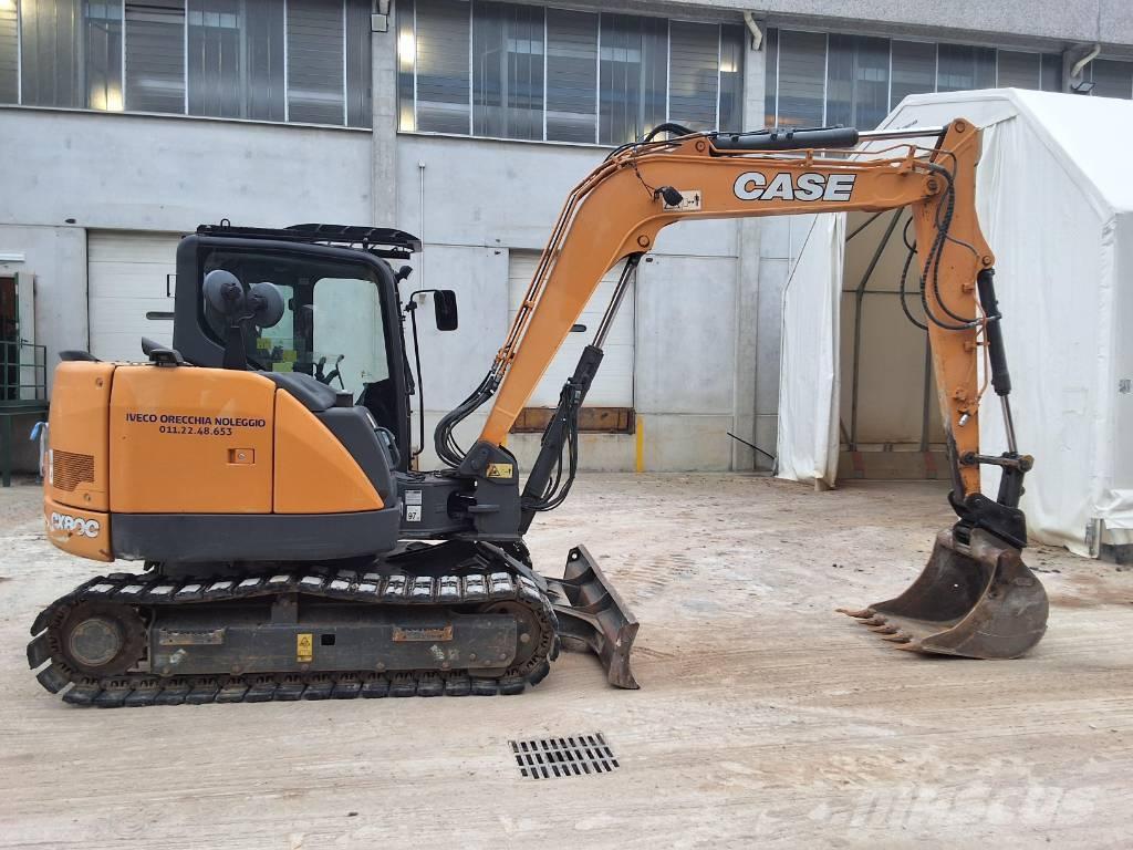 CASE CX 80 C Paletli ekskavatörler