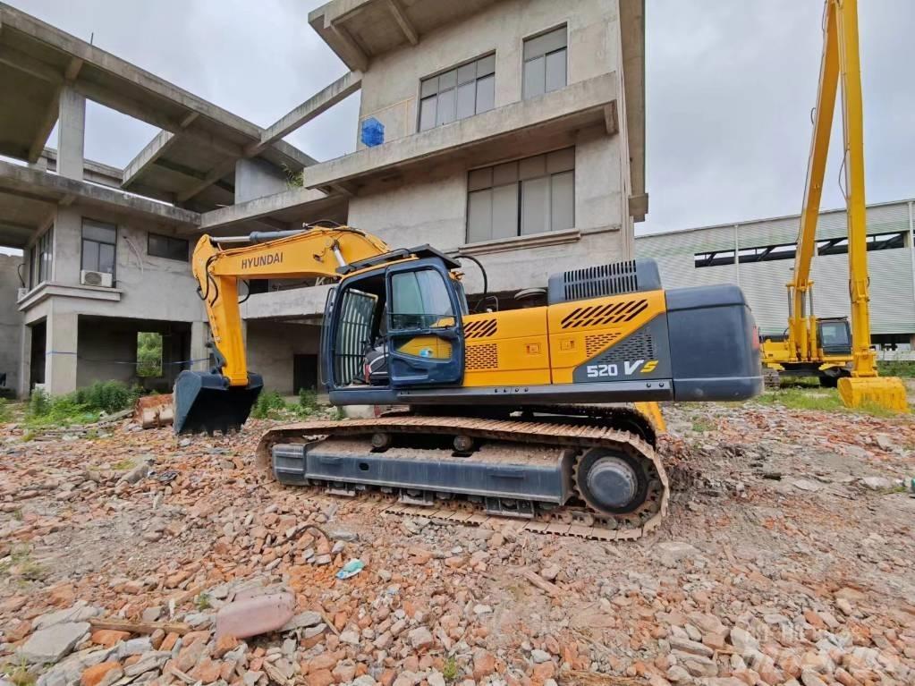 Hyundai Robex 520 VS Paletli ekskavatörler