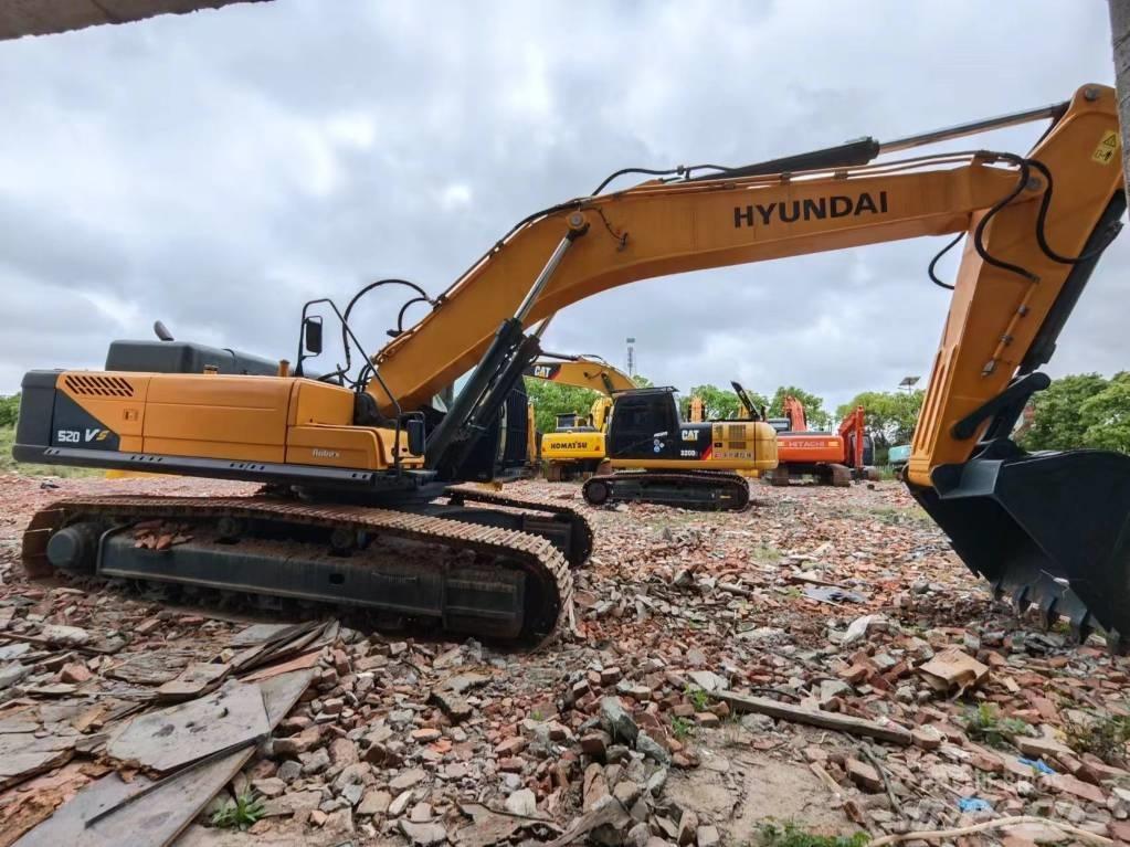 Hyundai Robex 520 VS Paletli ekskavatörler