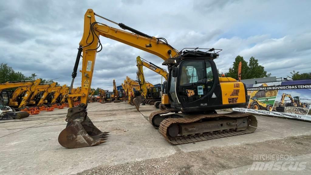 JCB JS 145 LC Paletli ekskavatörler