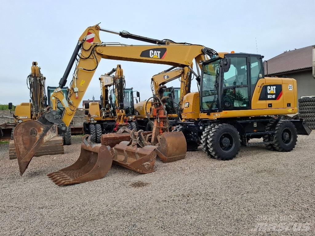 CAT 314 F Lastik tekerli ekskavatörler