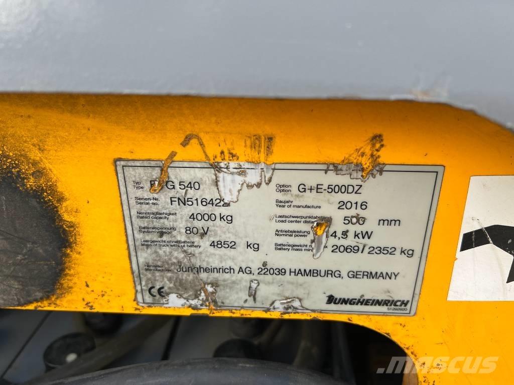 Jungheinrich EFG 540 Elektrikli forkliftler