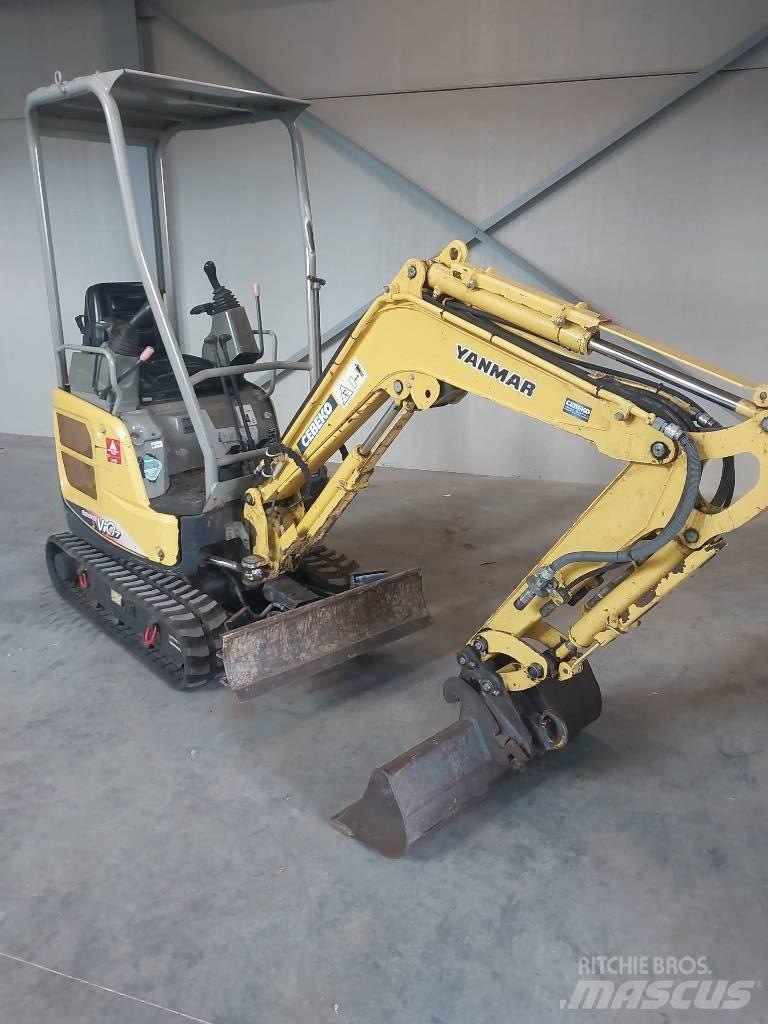 Yanmar Vio 17 Mini ekskavatörler, 7 tona dek