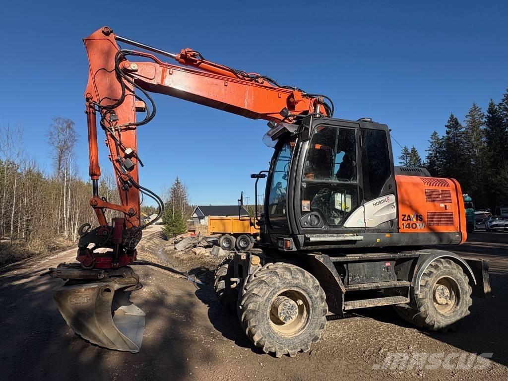 Hitachi ZX 140 W-5B Lastik tekerli ekskavatörler