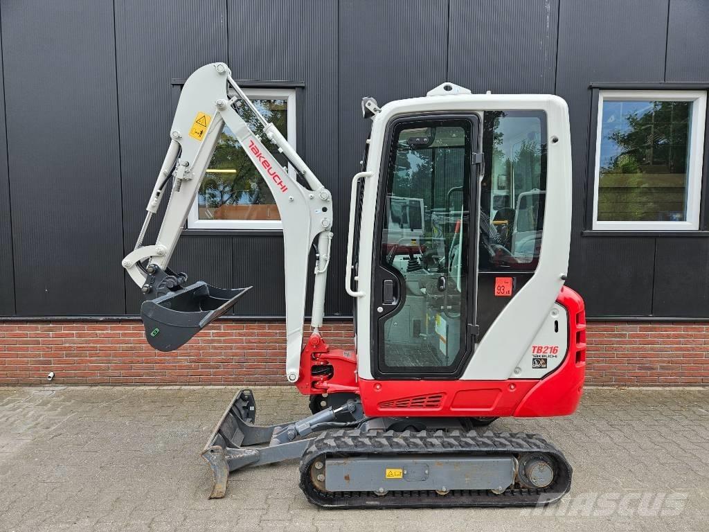 Takeuchi TB 216 Mini ekskavatörler, 7 tona dek