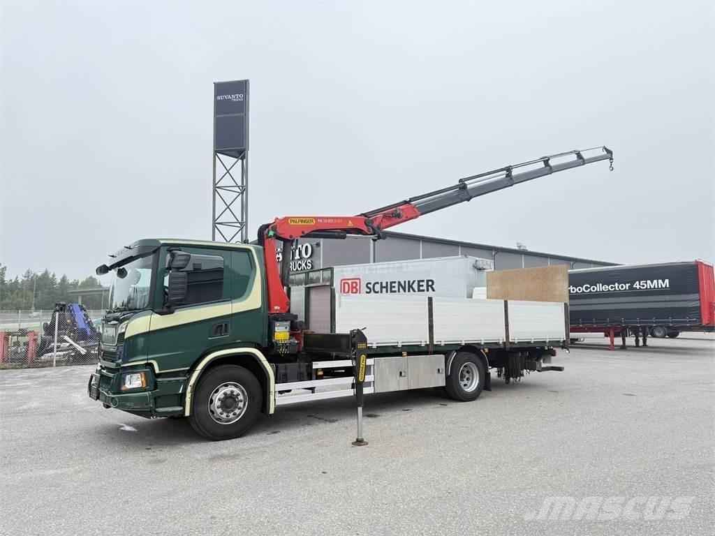 Scania P320 4x2 Araç üzeri vinçler