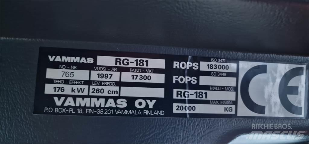 Vammas RG181 Greyderler
