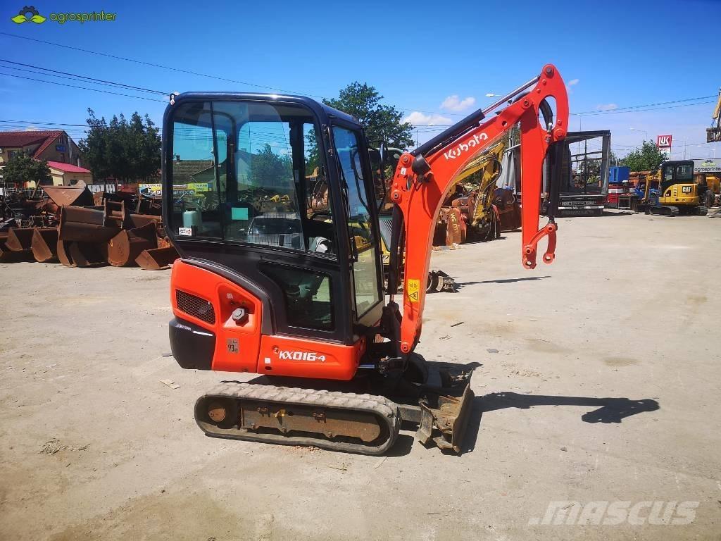 Kubota KX 016-4 Mini ekskavatörler, 7 tona dek