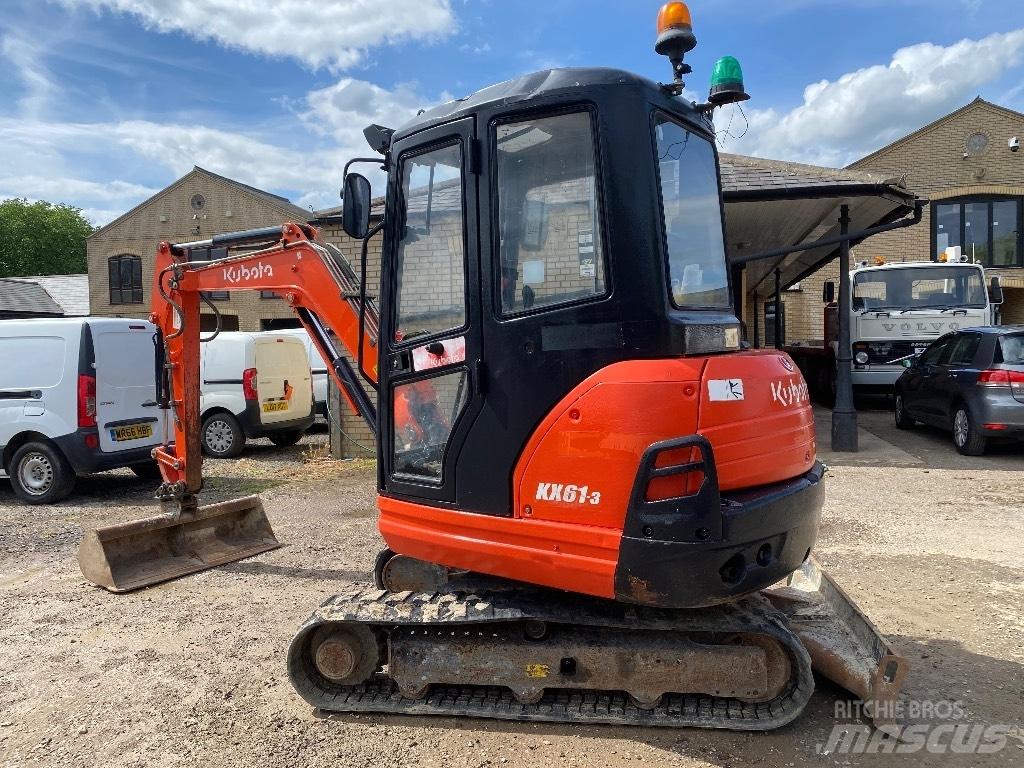 Kubota Kx61 Mini ekskavatörler, 7 tona dek