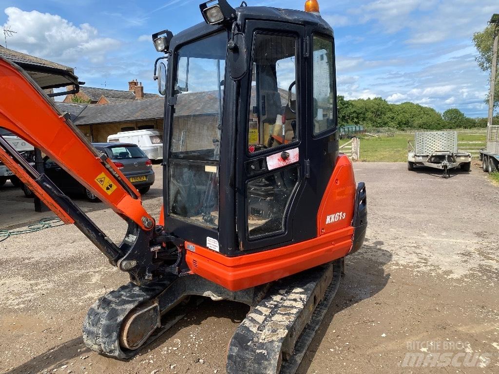Kubota Kx61 Mini ekskavatörler, 7 tona dek