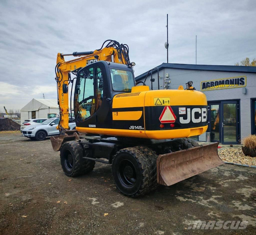 JCB JS 145 W Lastik tekerli ekskavatörler
