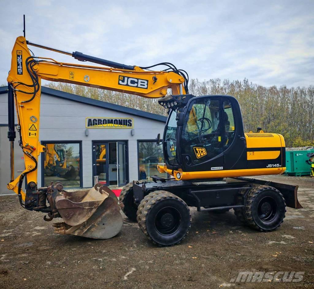 JCB JS 145 W Lastik tekerli ekskavatörler