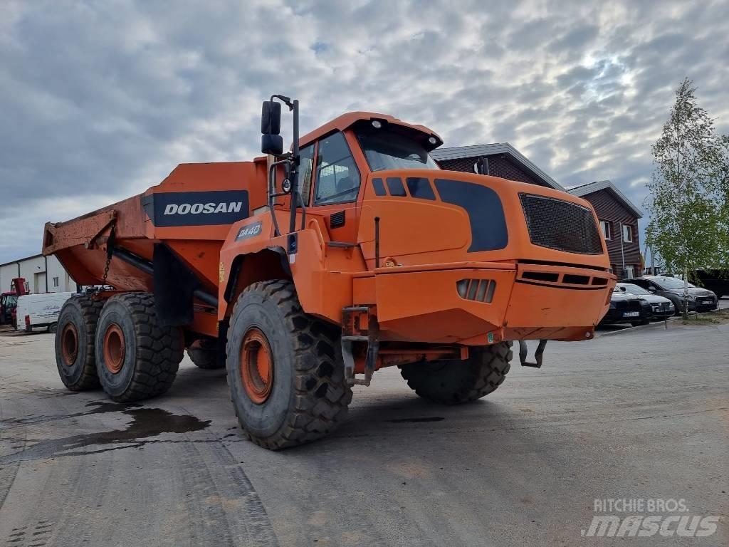 Doosan DA 40 6x6 Belden kirma kaya kamyonu