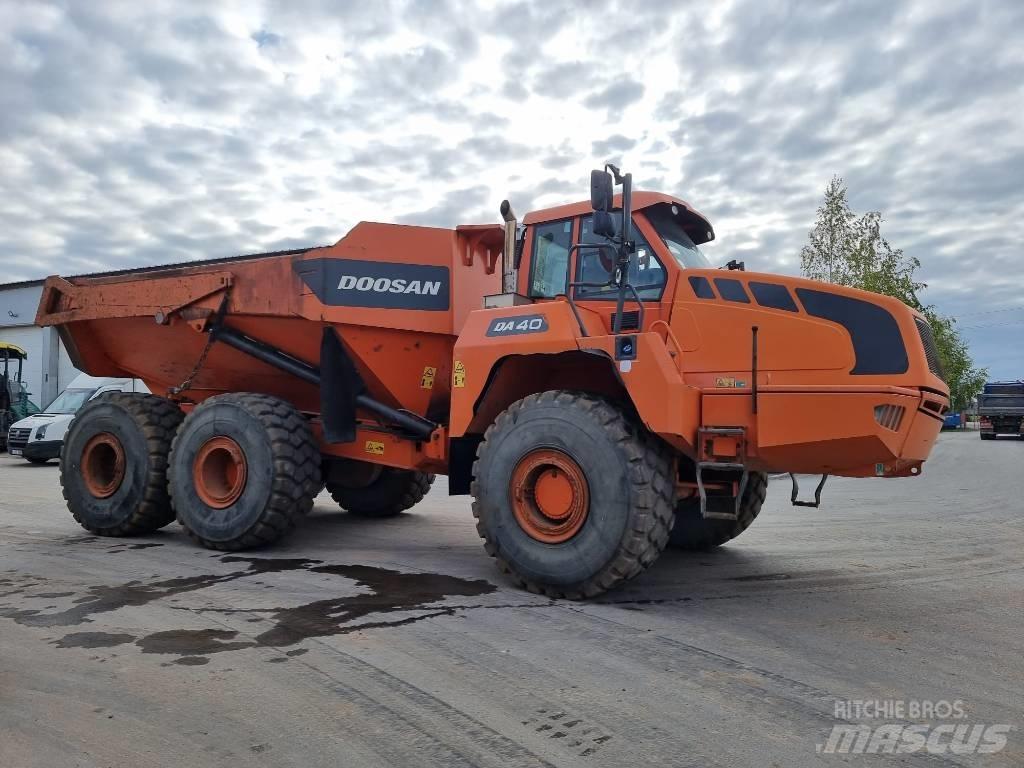 Doosan DA 40 6x6 Belden kirma kaya kamyonu