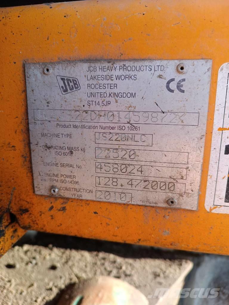 JCB JS 220 N LC Paletli ekskavatörler
