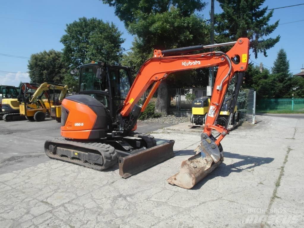 Kubota U50-5 Mini ekskavatörler, 7 tona dek