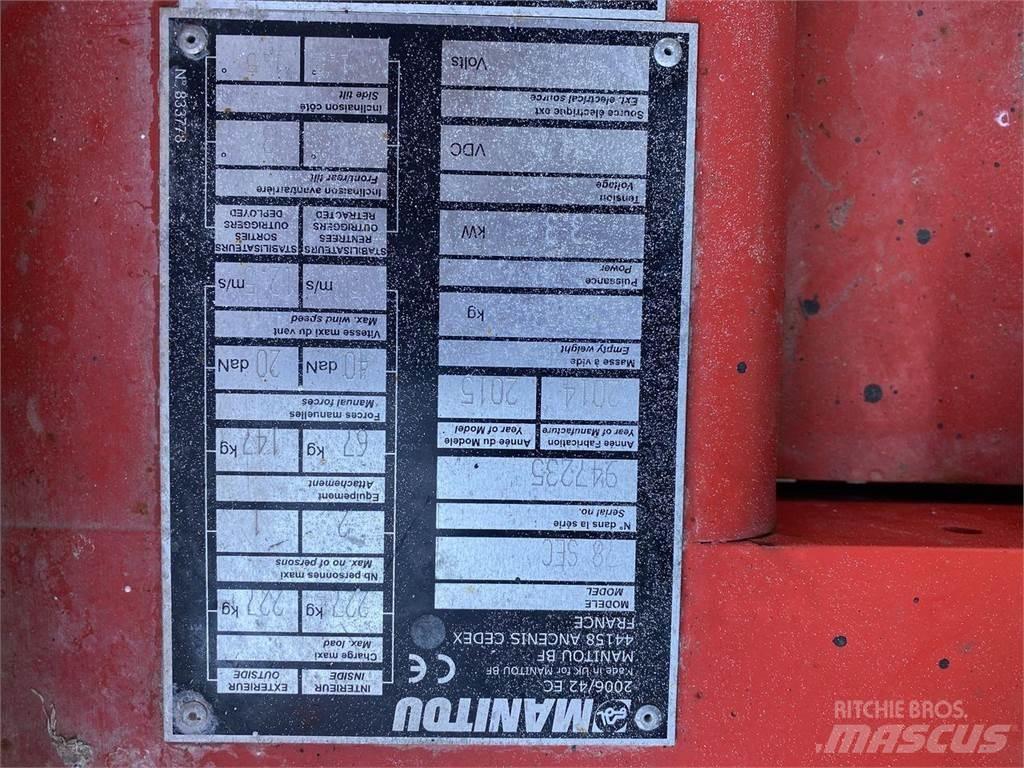 Manitou 78SEC Makasli platformlar