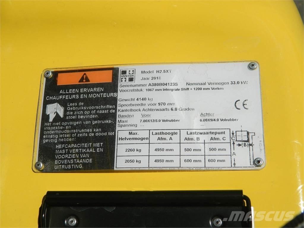 Hyster H2 50XT Dizel forkliftler