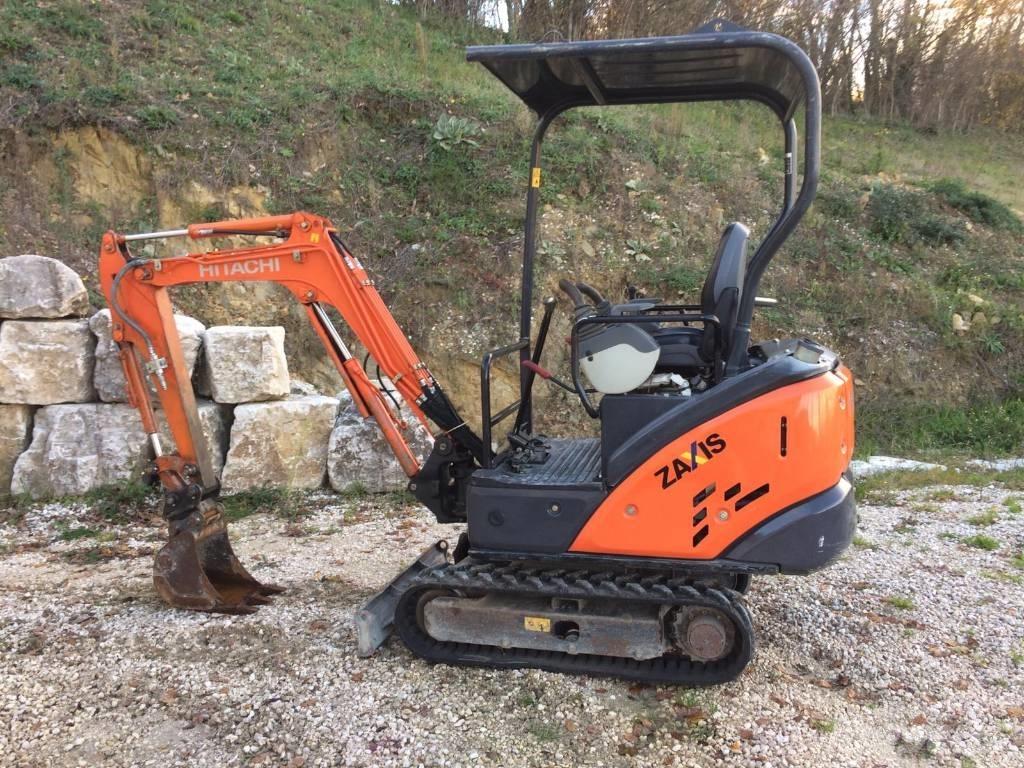 Hitachi ZX 14 Mini ekskavatörler, 7 tona dek