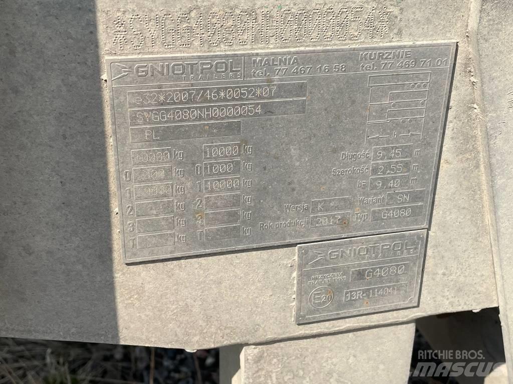 Gniotpol G4080 Kayar tenteli çekiciler