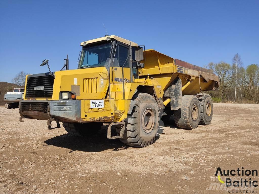 Komatsu HM400 Belden kirma kaya kamyonu