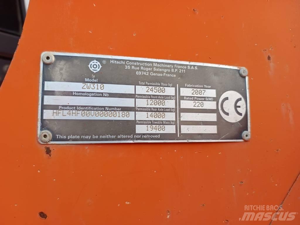 Hitachi ZW 310 Tekerlekli yükleyiciler