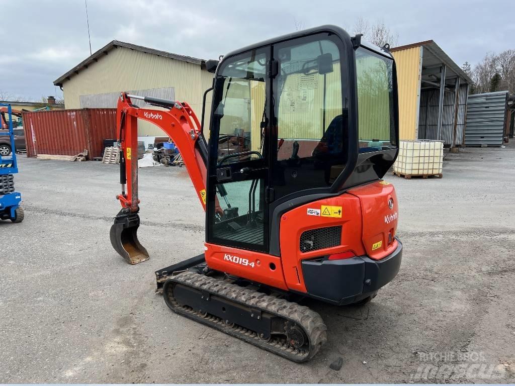Kubota KX -019-4 Mini ekskavatörler, 7 tona dek