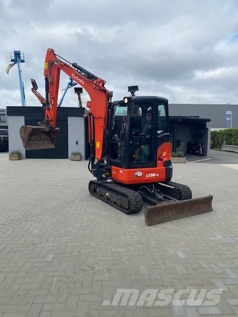 Kubota U 36-4 Mini ekskavatörler, 7 tona dek