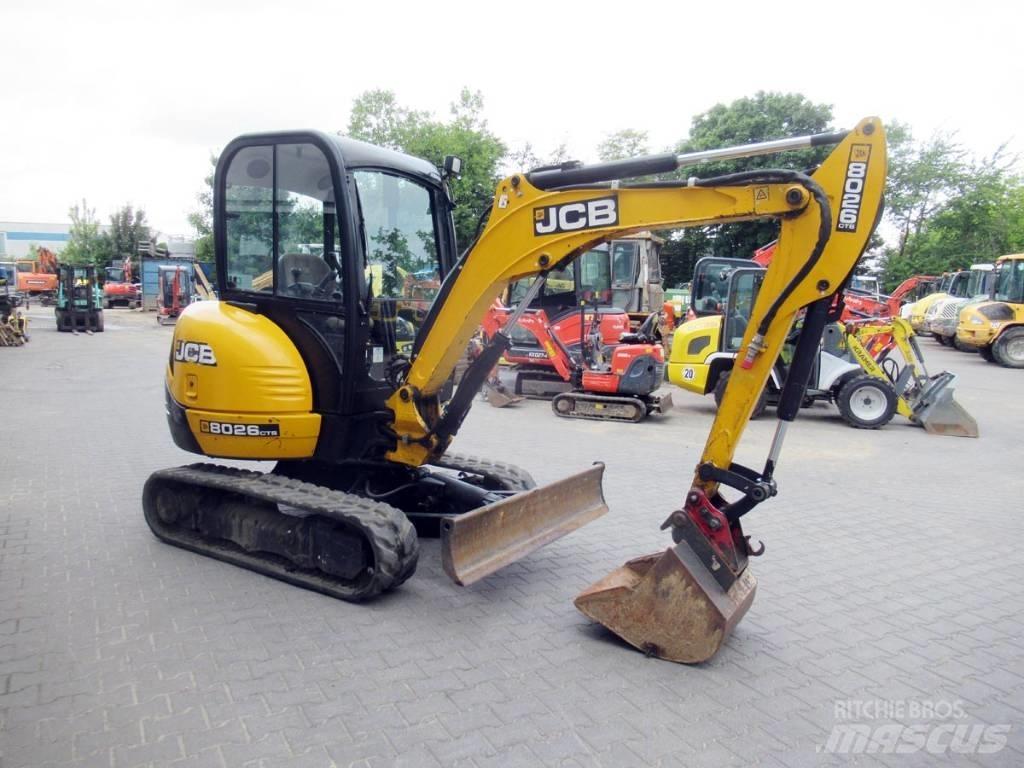 JCB 8026 CTS Mini ekskavatörler, 7 tona dek
