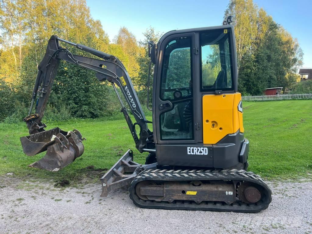 Volvo ECR 25 D Mini ekskavatörler, 7 tona dek