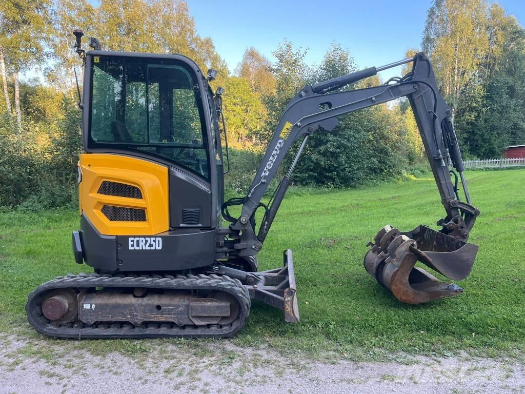 Volvo ECR 25 D Mini ekskavatörler, 7 tona dek