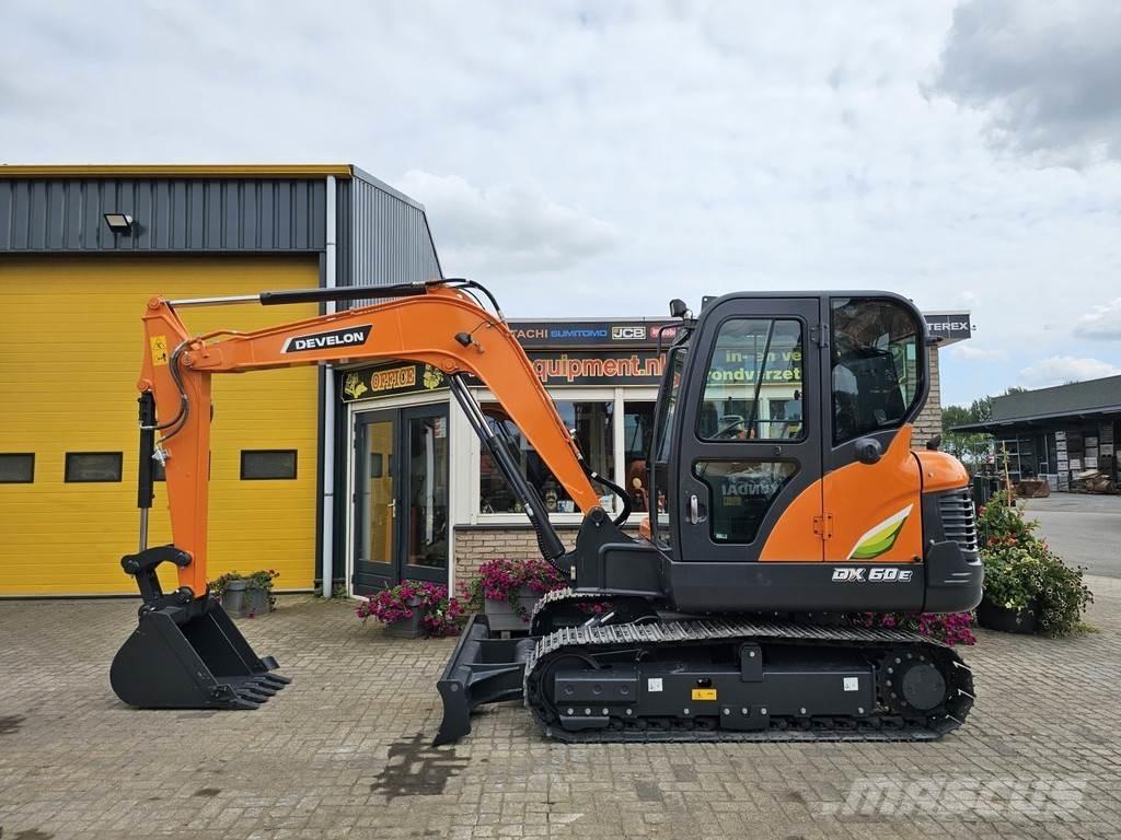 Develon DX60E-10N Mini ekskavatörler, 7 tona dek
