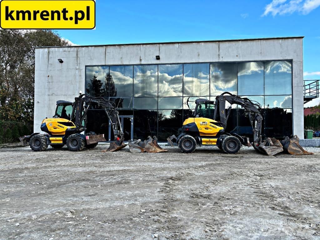 Mecalac 9 MWR Lastik tekerli ekskavatörler