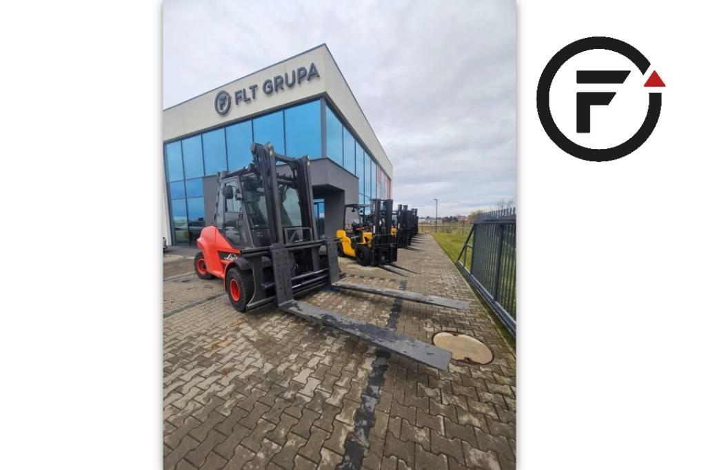 Linde H80T-02/1100 LPG'li forkliftler