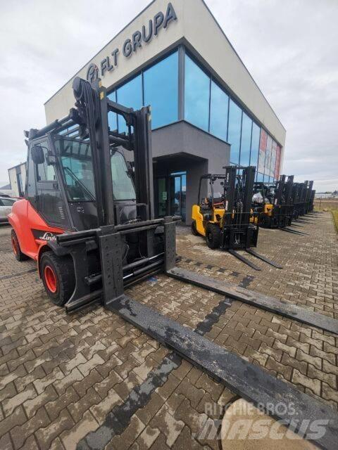 Linde H80T-02/1100 LPG'li forkliftler