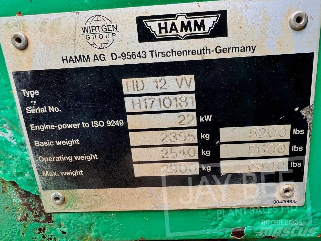 Hamm HD 12 Çift tamburlu silindirler